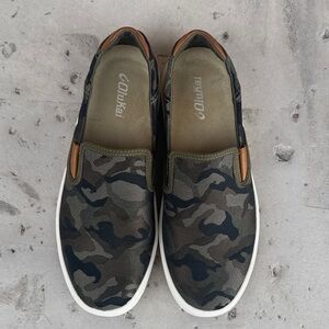 OluKai Camouflage Slip-On Loafers